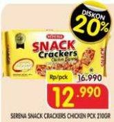 Promo Harga Serena Snack Crackers Rasa Ayam 210 gr - Superindo