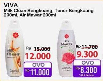 Promo Harga Viva Milk Cleanser/Face Tonic  - Alfamart
