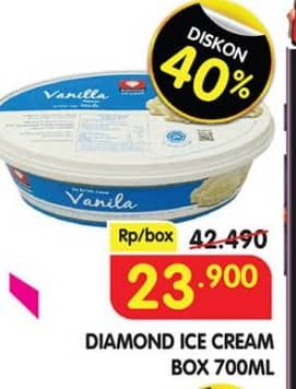 Promo Harga Diamond Ice Cream 700 ml - Superindo