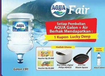Promo Harga AQUA Air Mineral 19 ltr - Hari Hari