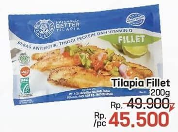 Promo Harga Ikan Nila Tilapia Fillet 200 gr - LotteMart