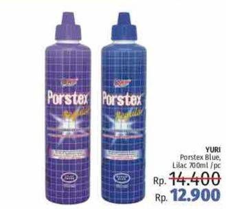 Promo Harga YURI PORSTEX Pembersih Porselen Biru, Lilac 200 ml - LotteMart