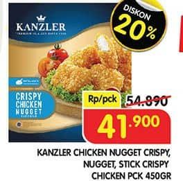Promo Harga Kanzler Chicken Nugget Crispy, Original, Stick Crispy 450 gr - Superindo