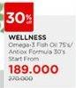 Promo Harga Wellness Omega 3/Wellness Antiox Formula   - Watsons