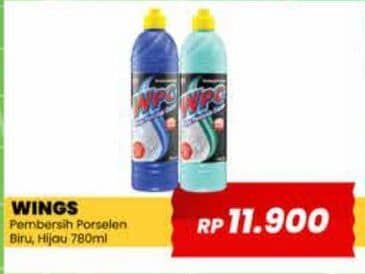 Promo Harga WPC Pembersih Porselen Hijau, Biru 780 ml - Yogya