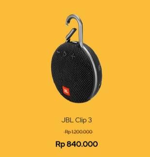 Promo Harga JBL Clip 3 | Portable Bluetooth Speaker  - iBox