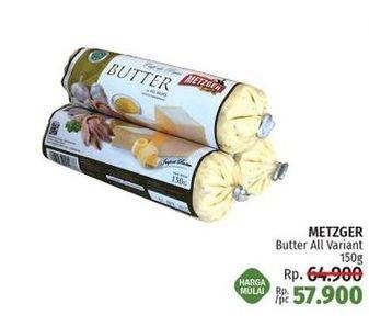 Promo Harga METZGER Butter All Variants 150 gr - LotteMart