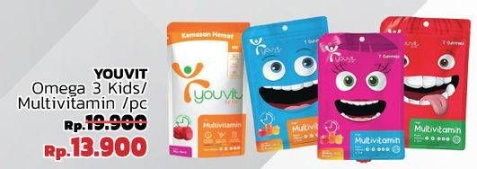 Promo Harga Youvit Omega 3 Kids/ Multivitamin  - LotteMart