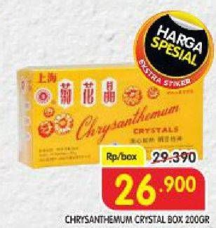 Promo Harga 3 SECOND CHRYSANTHEMUM Crystal Box per 10 sachet 20 gr - Superindo