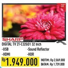 Promo Harga Sharp 2T-C32GD1500i  - Hypermart