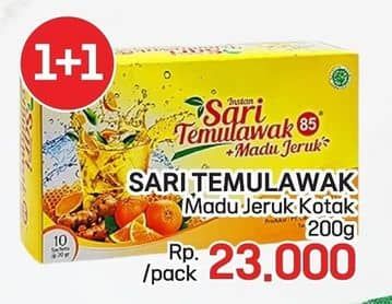 Promo Harga Deli Sari Temulawak 85 Minuman Kesehatan Madu Jeruk per 10 sachet 20 gr - LotteMart