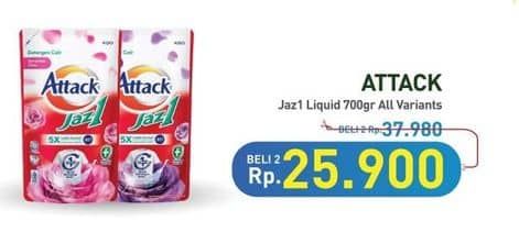 Promo Harga Attack Jaz1 DeterGel All Variants 750 ml - Hypermart