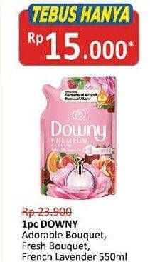 Promo Harga Downy Premium Parfum Adorable Bouquet, Fresh Bouquet, French Lavender 550 ml - Alfamidi