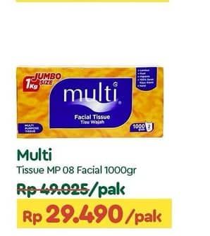 Promo Harga Multi Facial Tissue 1000 gr - TIP TOP