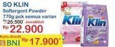 Promo Harga SO KLIN Softergent All Variants 770 gr - Indomaret