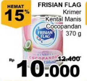 Promo Harga FRISIAN FLAG Susu Kental Manis Coco Pandan 370 gr - Giant