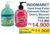 Promo Harga INDOMARET Hand Wash Camomile, Cherry Blossom 500 ml - Indomaret