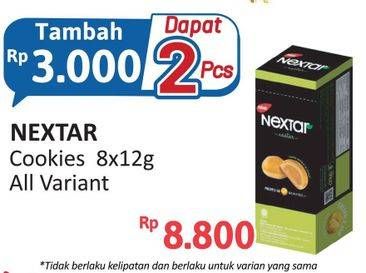 Promo Harga Nabati Nextar Cookies All Variants per 8 pcs 13 gr - Alfamidi