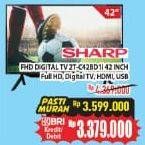 Promo Harga SHARP 2T-C42BD1i | LED TV 42"  - Hypermart