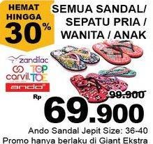 Promo Harga ANDO Sandal 36-40  - Giant
