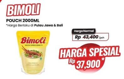 Promo Harga Bimoli Minyak Goreng 2000 ml - Carrefour