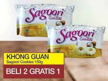 Promo Harga KHONG GUAN Sagoori Cookies 150 gr - Yogya