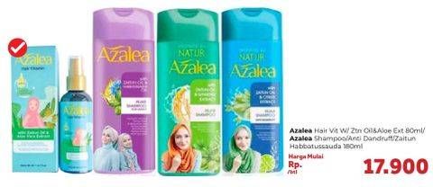 Promo Harga AZALEA Shampoo Anti Dandruff, Zaitun Oil Habbatussauda Oil 180 ml - Carrefour
