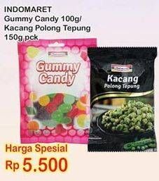 Promo Harga Gummy Candy 100gr/ Kacang Polong 150gr  - Indomaret