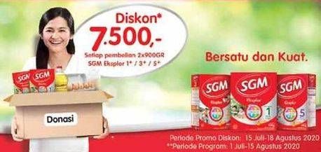 Promo Harga SGM Eksplor 1+/ 3+/ 5+  - Indomaret