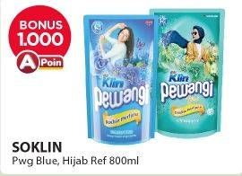 Promo Harga SO KLIN Pewangi Comfort Blue, Hijab Refreshing Green 800 ml - Alfamart