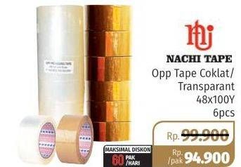 Promo Harga NACHI Opp Tape  - Lotte Grosir