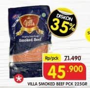 Promo Harga Villa Smoked Beef 225 gr - Superindo