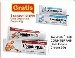 Promo Harga COUNTERPAIN Obat Gosok Cream 30 gr - Indomaret