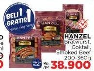Hanzel Bratwurst/COctail/Smoked Beef