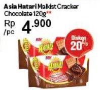 Promo Harga ASIA HATARI Malkist Crackers Chocolate 120 gr - Carrefour