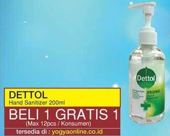 Promo Harga DETTOL Hand Sanitizer All Variants 200 ml - Yogya