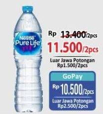 Promo Harga Nestle Pure Life Air Mineral 1500 ml - Alfamart