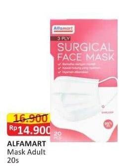 Promo Harga ALFAMART Masker Adult 20 pcs - Alfamart