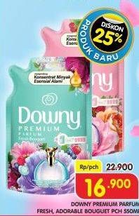 Promo Harga DOWNY Premium Parfum Adorable Bouquet, Fresh Bouquet 550 ml - Superindo