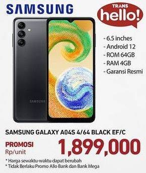 Promo Harga Samsung Galaxy A04s Smartphone 4GB + 64GB  - Carrefour