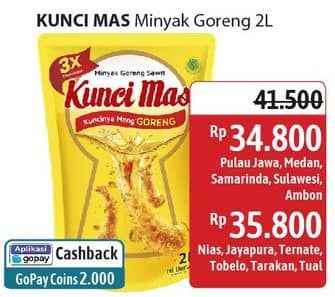 Promo Harga Kunci Mas Minyak Goreng 2000 ml - Alfamidi