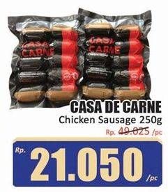 Promo Harga Casa De Carne Chicken Sausage 250 gr - Hari Hari