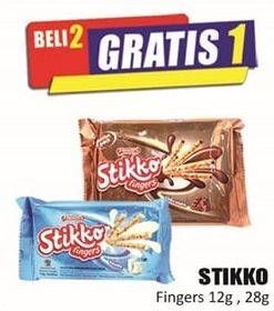 Promo Harga STIKKO Fingers Chocolate, Vanilla 12 gr - Hari Hari