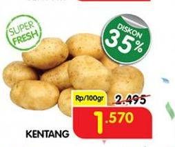 Promo Harga Kentang per 100 gr - Superindo