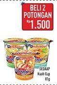 Promo Harga Sedaap Mie Cup 81 gr - Hypermart