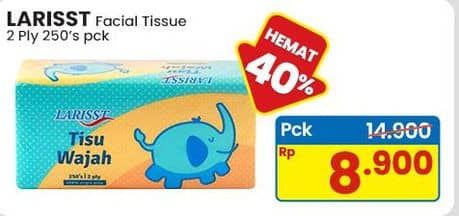 Promo Harga Larisst Facial Tissue 250 sheet - Indomaret