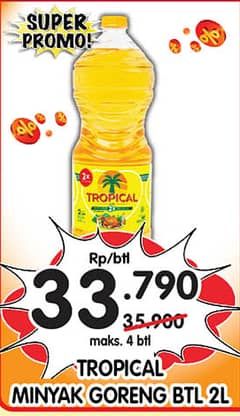 Promo Harga Tropical Minyak Goreng 2000 ml - Superindo