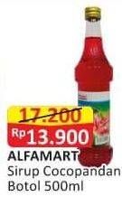 Promo Harga ALFAMART Syrup Cocopandan 500 ml - Alfamart