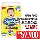 Promo Harga Mamy Poko Pants Xtra Kering L36, M40, S48, XL30, XXL28 28 pcs - Hypermart