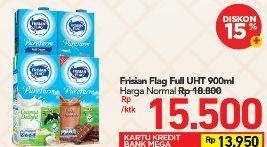 Promo Harga FRISIAN FLAG Susu UHT Purefarm Coconut Delight, Swiss Chocolate, Low Fat, Full Cream 900 ml - Carrefour